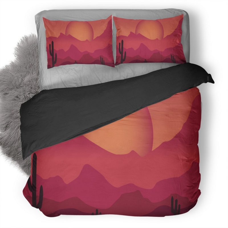 Sun Desert Art 4X Duvet Cover and Pillowcase Set Bedding Set Sun Desert Art 4X Duvet Cover and Pillowcase Set Bedding Set