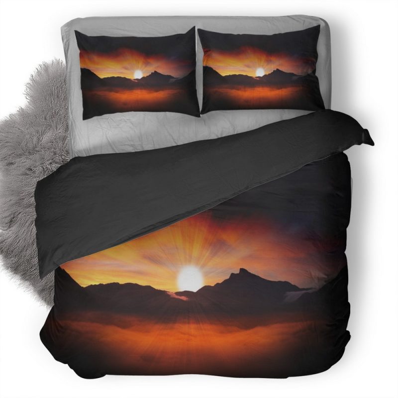 Sun Landscape Evening Sky 5N Duvet Cover and Pillowcase Set Bedding Set Sun Landscape Evening Sky 5N Duvet Cover and Pillowcase Set Bedding Set