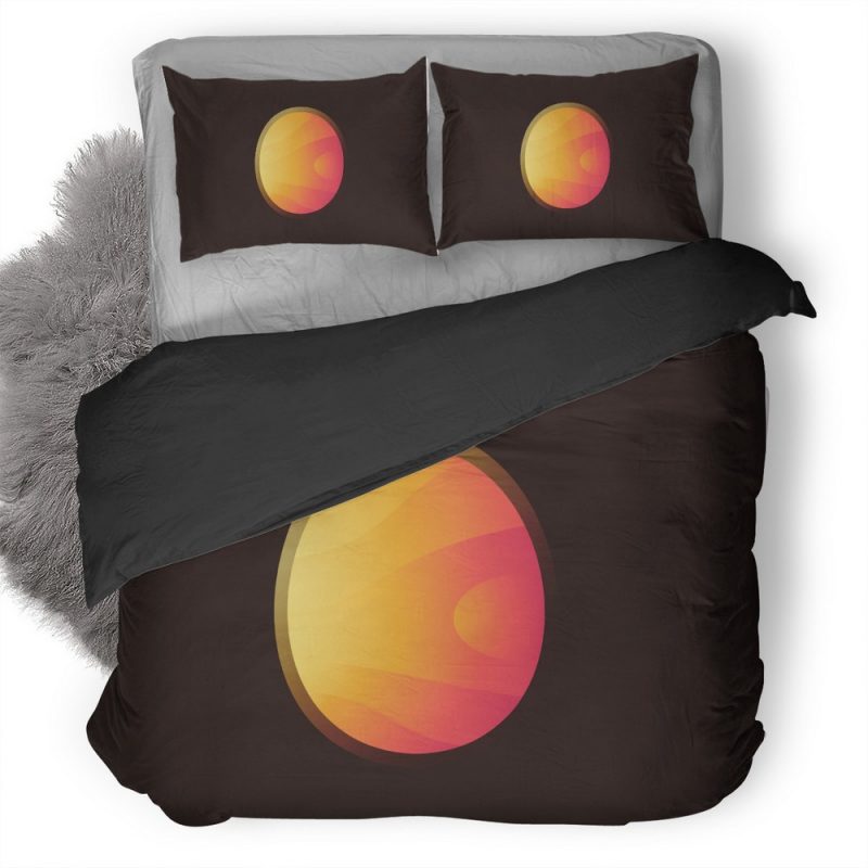 Sun Planet Minimalist G3 Duvet Cover and Pillowcase Set Bedding Set Sun Planet Minimalist G3 Duvet Cover and Pillowcase Set Bedding Set
