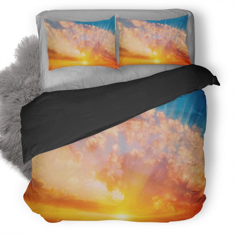 Sun Sky Painting Ff Duvet Cover and Pillowcase Set Bedding Set Sun Sky Painting Ff Duvet Cover and Pillowcase Set Bedding Set
