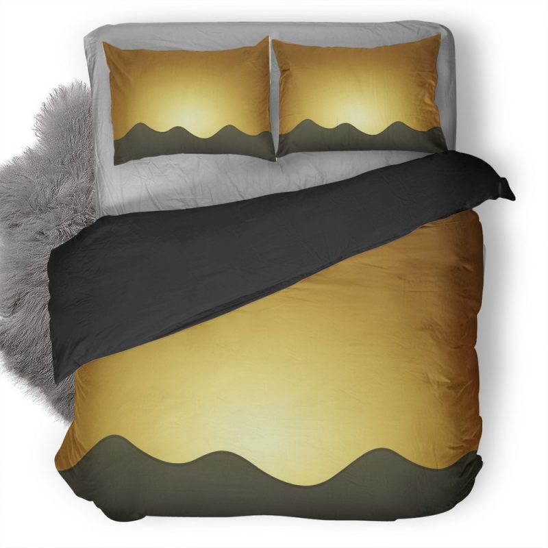 Sunrise Minimalism Di Duvet Cover and Pillowcase Set Bedding Set Sunrise Minimalism Di Duvet Cover and Pillowcase Set Bedding Set