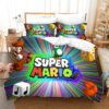 Super Mario 2211 Duvet Cover and Pillowcase Set Bedding Set