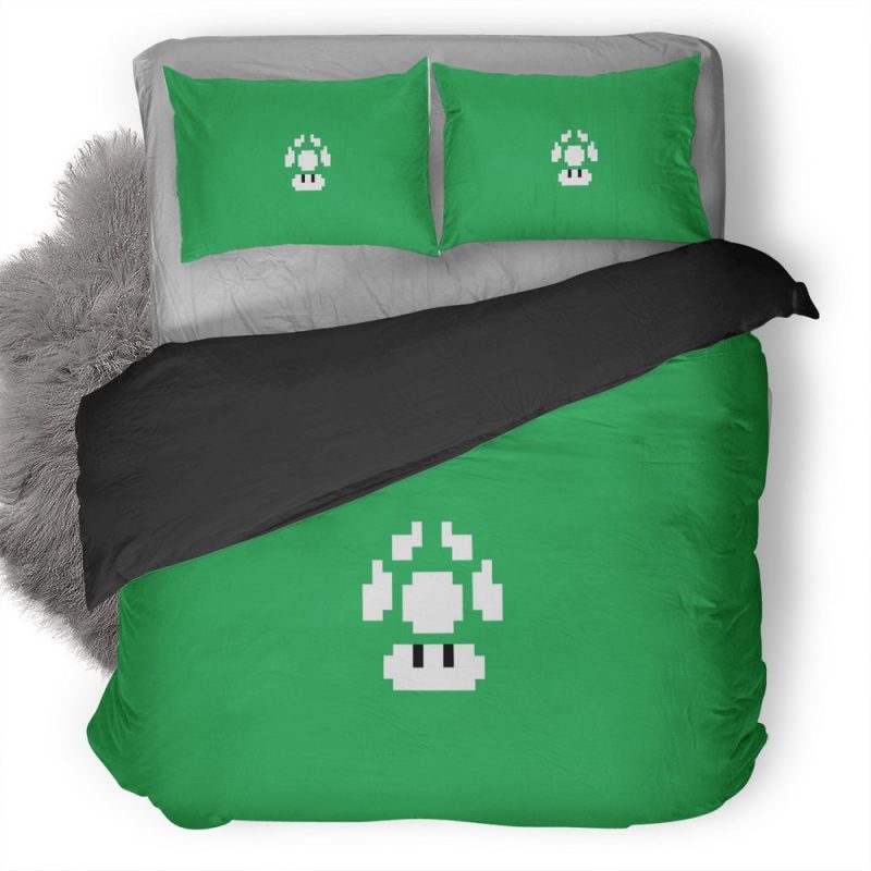 Super Mario Bros Minimalism Pic Duvet Cover and Pillowcase Set Bedding Set Super Mario Bros Minimalism Pic Duvet Cover and Pillowcase Set Bedding Set