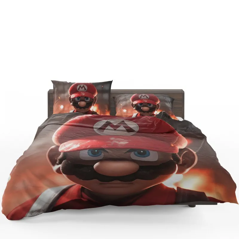 Super Mario Characters Mushroom Kingdom Quest Bedding Set Super Mario Characters Mushroom Kingdom Quest Bedding Set