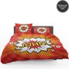 Superhero Theme Comic Personalized Custom Bedding Set
