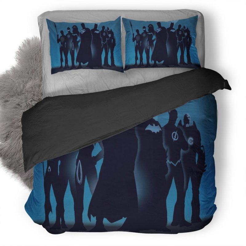 Superheroes Minimalism Duvet Cover and Pillowcase Set Bedding Set Superheroes Minimalism Duvet Cover and Pillowcase Set Bedding Set