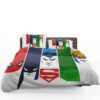Superheroes Spider Man Batman Superman Hulk Wolverine Bedding Set