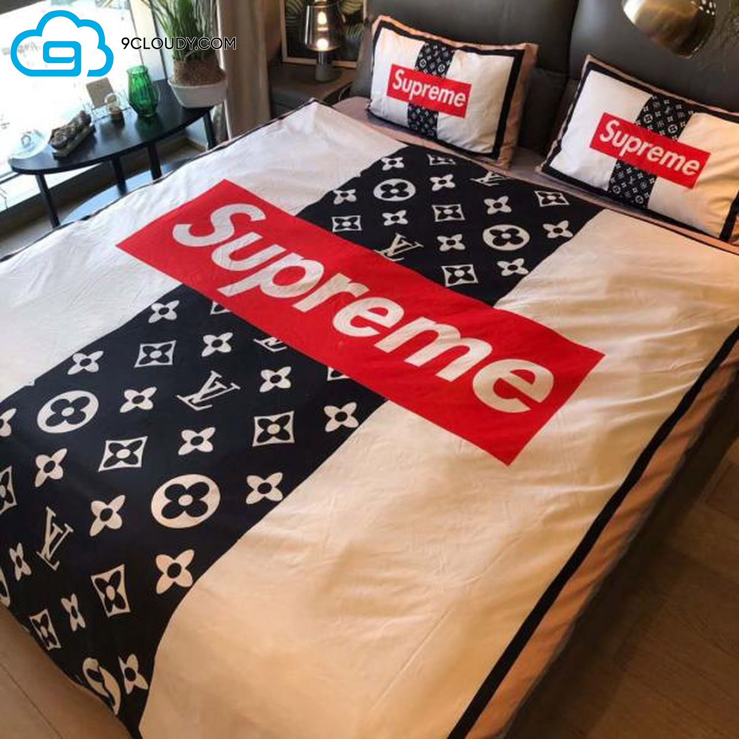 Supreme And Louis Vuitton Duvet Cover Bedding Sets Supreme And Louis Vuitton Duvet Cover Bedding Sets