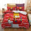 Supreme Bart Simpson Gun Inspired Bedding Set