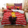 Supreme Bart Simpson Red Inspired Bedding Set