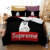 Supreme Cat Middle Finger Bedding Set