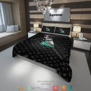 Supreme Cyan Character Quilt Bedding Set
