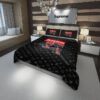 Supreme Louis Vuitton Black Pattern Quilt Bedding Set