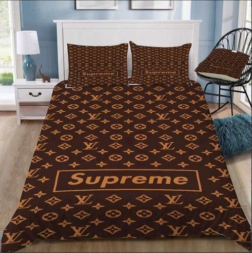 Supreme-Louis-Vuitton-Brown-Bedding-Set-Limited-Edition-1