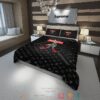 Supreme Louis Vuitton Bugs Bunny Black Pattern Quilt Bedding Set