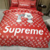 Supreme Louis Vuitton Dog Duvet Cover Bedding Sets