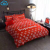 Supreme Louis Vuitton Red Duvet Cover Bedding Sets