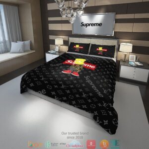 Supreme Lv Bart Simpson Quilt Bedding Set