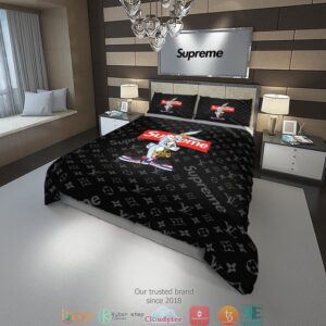 Supreme Lv Bugs Bunny Quilt Bedding Set