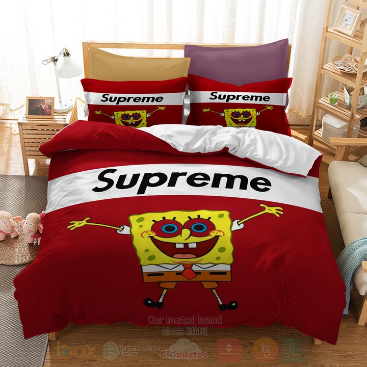 Supreme Spongebob Squarepants Inspired Bedding Set Supreme Spongebob Squarepants Inspired Bedding Set