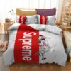 Supreme Style Red-White Inspired Bedding Set