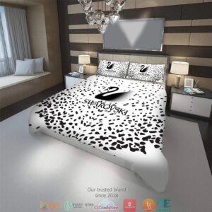 Swarovski White Bedding Set
