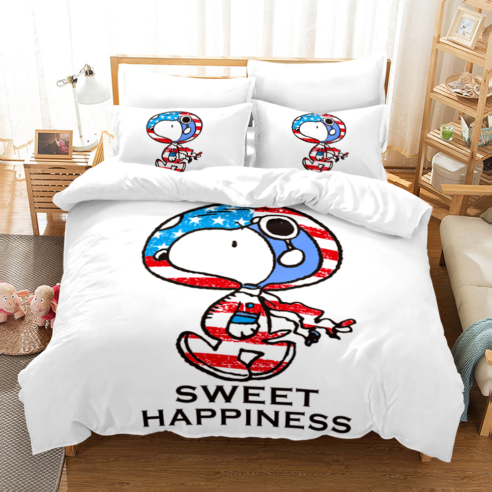 Sweet Happiness Duvet Cover and Pillowcase Set Bedding Set Sweet Happiness Duvet Cover and Pillowcase Set Bedding Set
