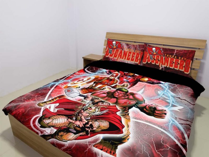 Tampa Bay Buccaneers Duvet Cover and Pillowcase Set Bedding Set 1022 Tampa Bay Buccaneers Duvet Cover and Pillowcase Set Bedding Set 1022