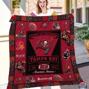 Tampa Bay Buccaneers Nfl Logo History Personalized Bedding Set