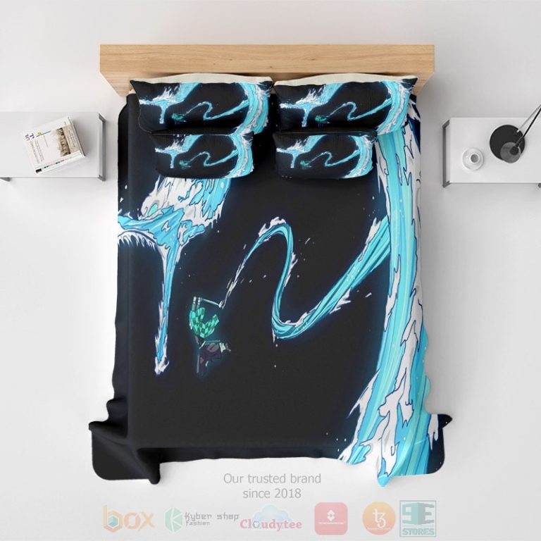Tanjiro-Dragon-Embossed-Demon-Slayer-Bedding-Set-2