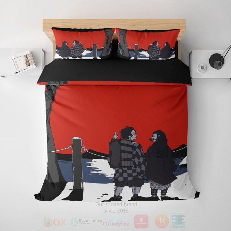 Tanjiro-Nezuko-Empyrean-Blend-Demon-Slayer-Kimetsu-No-Yaiba-Bedding-Set-1