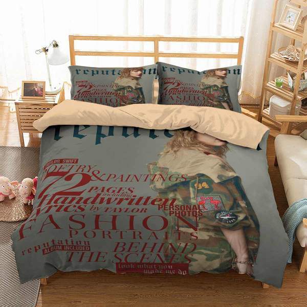 Taylor Swift Duvet Cover and Pillowcase Set Bedding Set 634 Taylor Swift Duvet Cover and Pillowcase Set Bedding Set 634