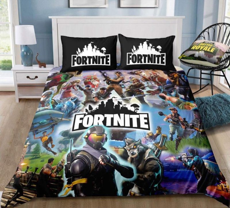 Team 2 Fortnite Gamer Duvet Cover and Pillowcase Set Bedding Set Team 2 Fortnite Gamer Duvet Cover and Pillowcase Set Bedding Set