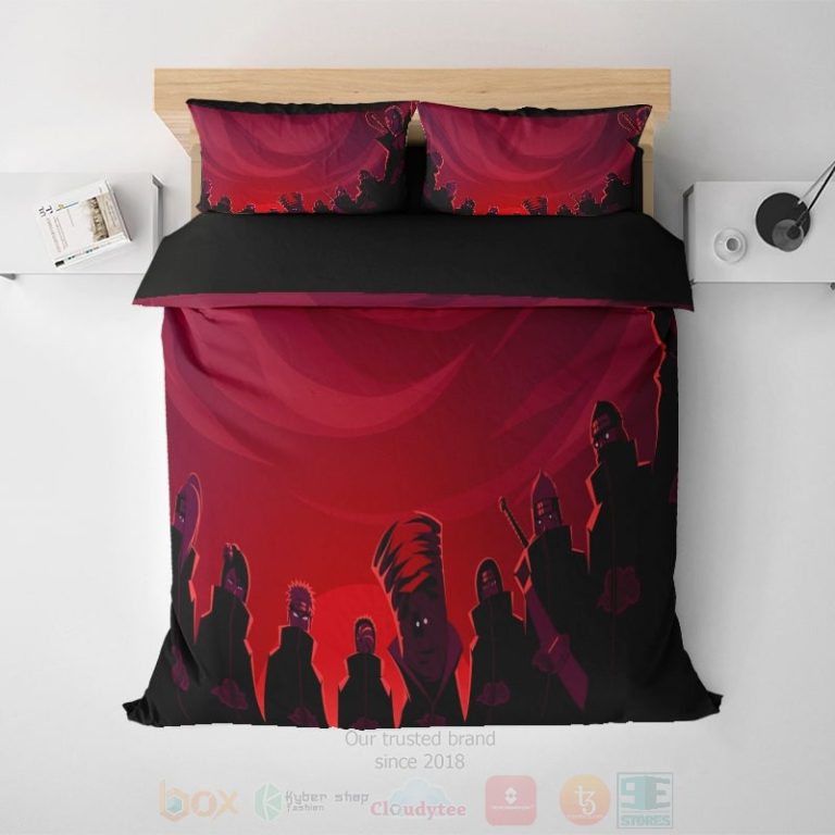 Team-Akatsuki-Fine-Art-Premium-Brushed-Naruto-Printed-Naruto-Bedding-Set-1