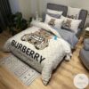 Teddy Bear Burberry London Luxury Brand Bedding Set