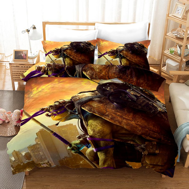 Teenage Mutant Ninja Turtles 4 Duvet Cover and Pillowcase Set Bedding Set Teenage Mutant Ninja Turtles 4 Duvet Cover and Pillowcase Set Bedding Set