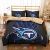 Tennessee Titans Nfl Logo Gloves Bedding Set