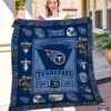 Tennessee Titans Nfl Logo History Personalized Bedding Set
