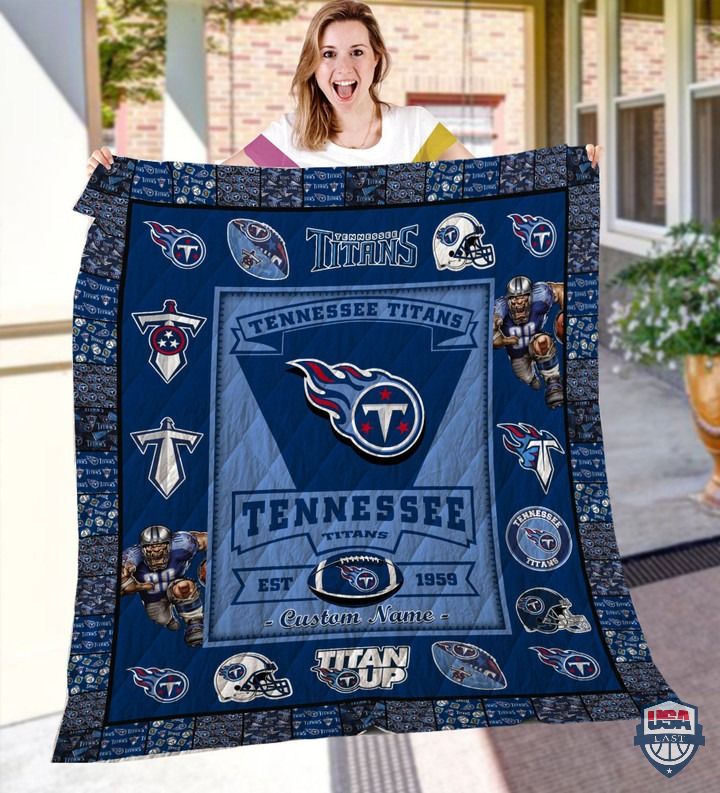 Tennessee Titans Nfl Logo History Personalized Bedding Set Tennessee Titans Nfl Logo History Personalized Bedding Set