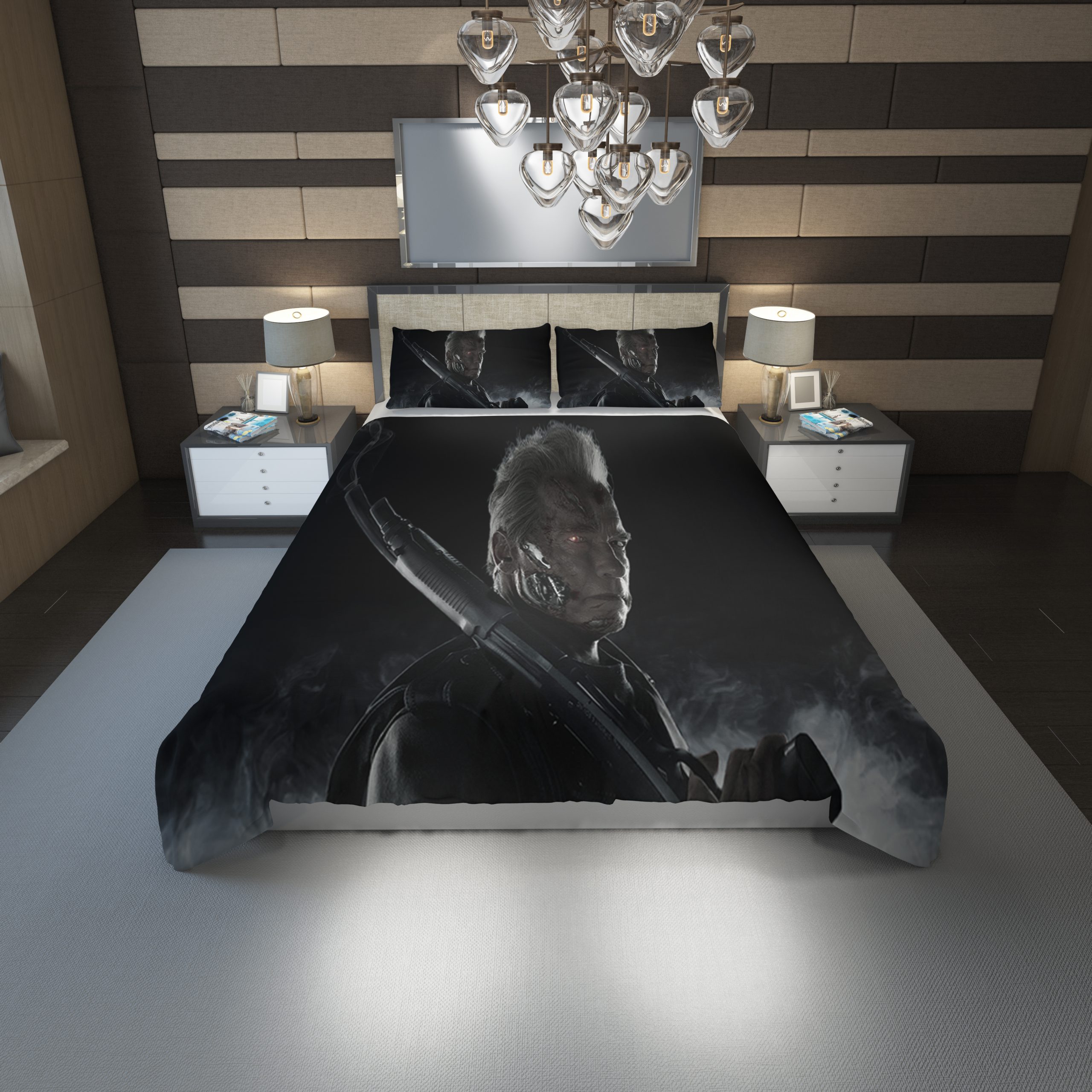 Terminator Dark Fate 16 Duvet Cover and Pillowcase Set Bedding Set Terminator Dark Fate 16 Duvet Cover and Pillowcase Set Bedding Set