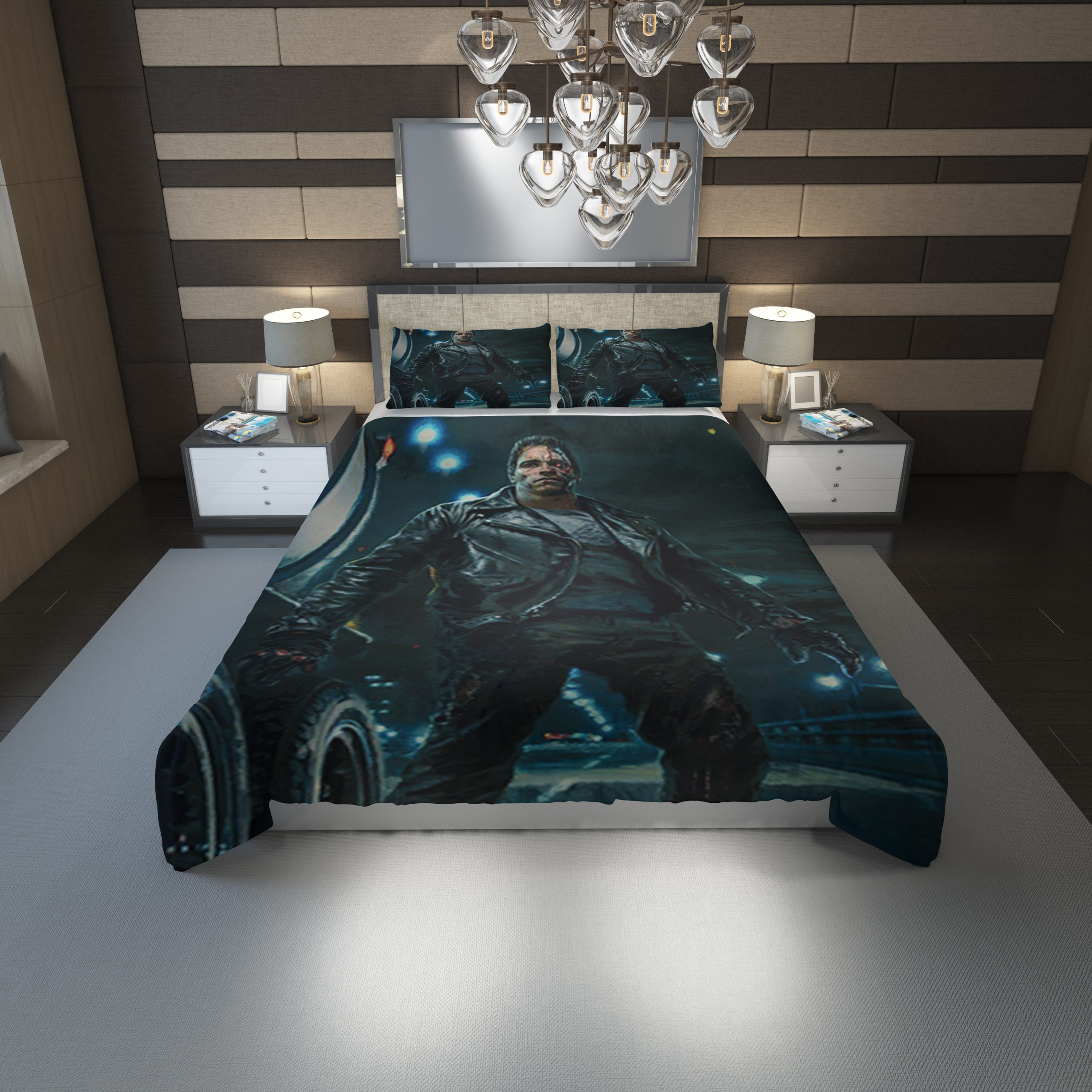 Terminator Dark Fate 17 Duvet Cover and Pillowcase Set Bedding Set Terminator Dark Fate 17 Duvet Cover and Pillowcase Set Bedding Set
