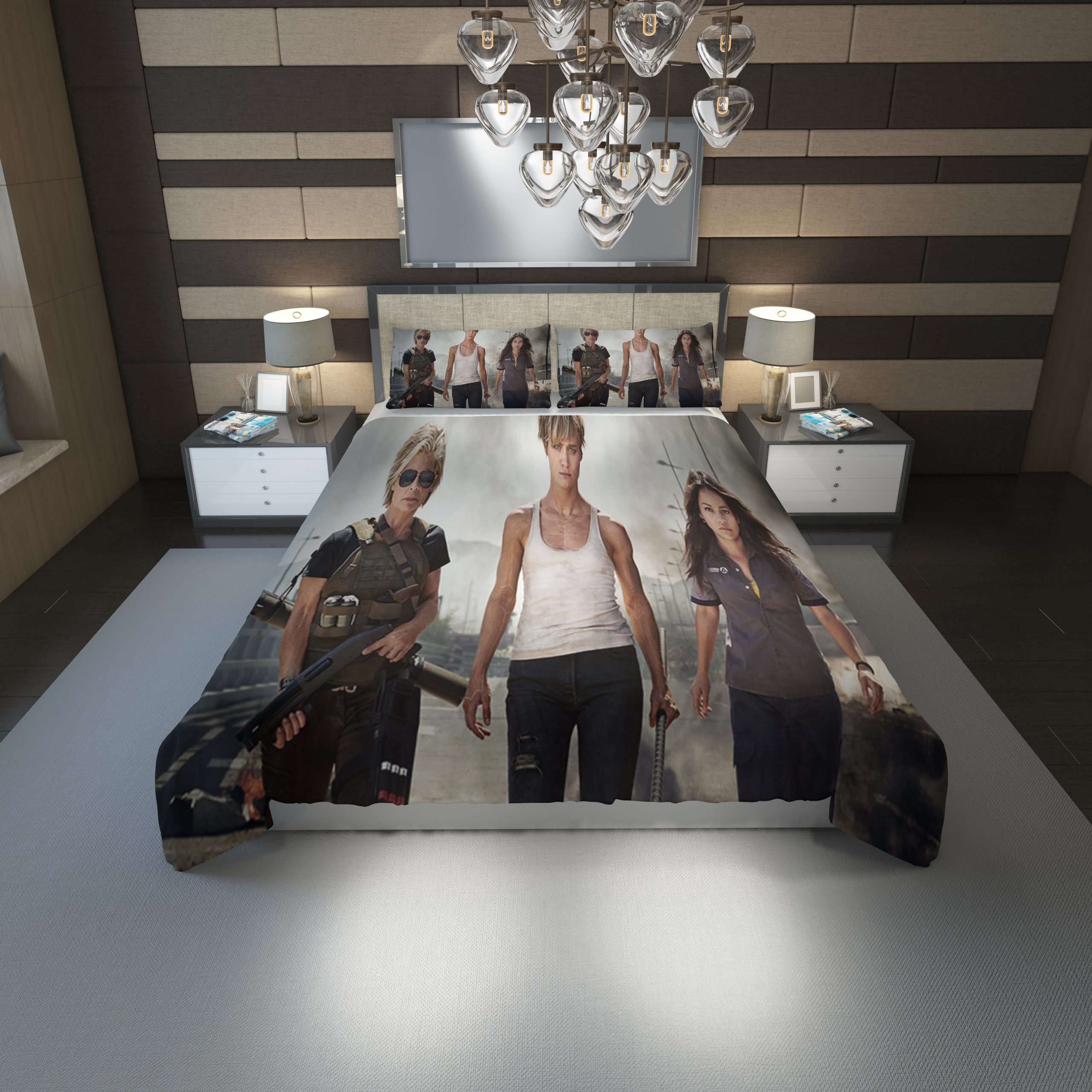 Terminator Dark Fate 26 Duvet Cover and Pillowcase Set Bedding Set Terminator Dark Fate 26 Duvet Cover and Pillowcase Set Bedding Set