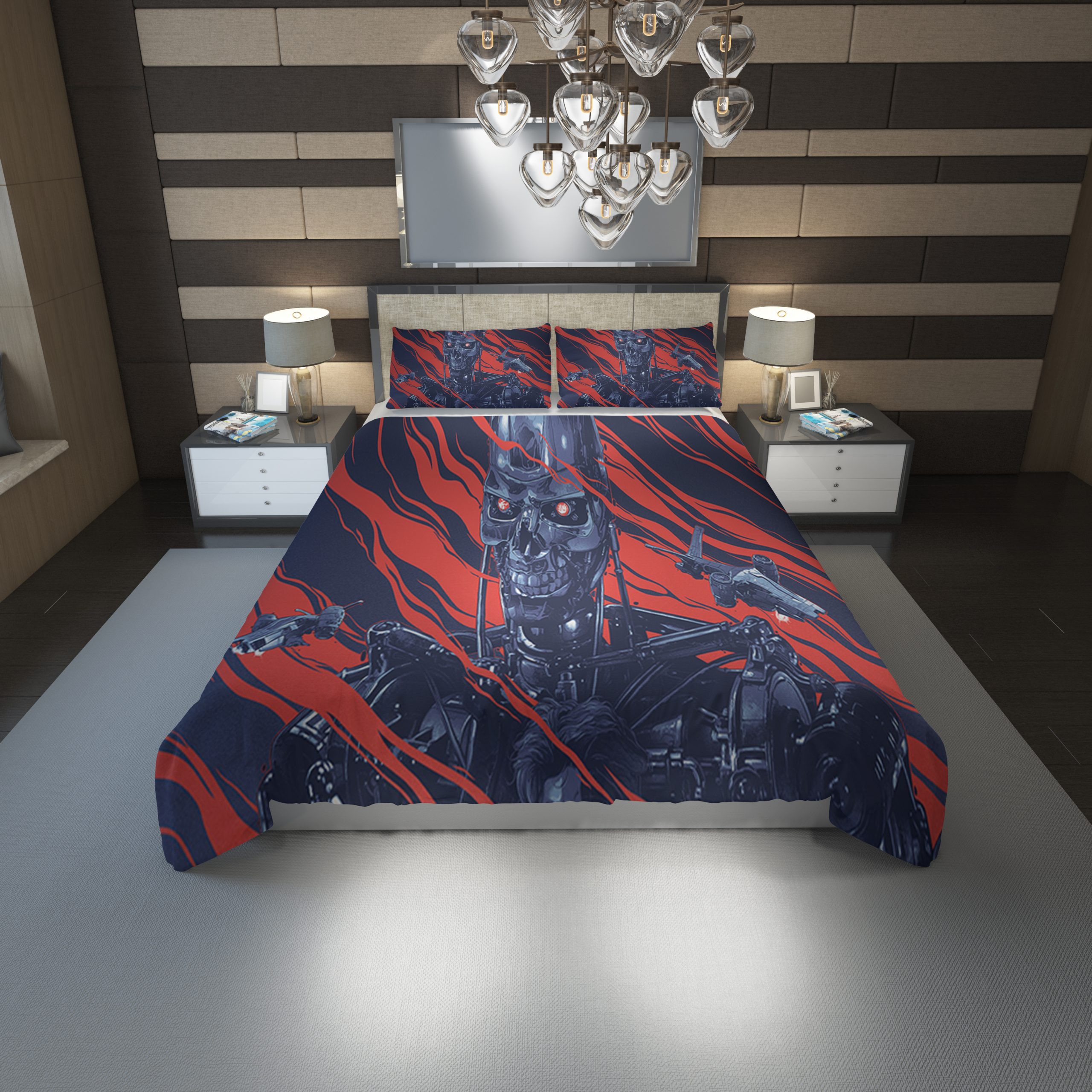 Terminator Dark Fate Hd 18 Duvet Cover and Pillowcase Set Bedding Set Terminator Dark Fate Hd 18 Duvet Cover and Pillowcase Set Bedding Set