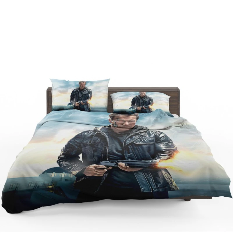 Terminator Genisys Movie Arnold Schwarzenegger Bedding Set Terminator Genisys Movie Arnold Schwarzenegger Bedding Set