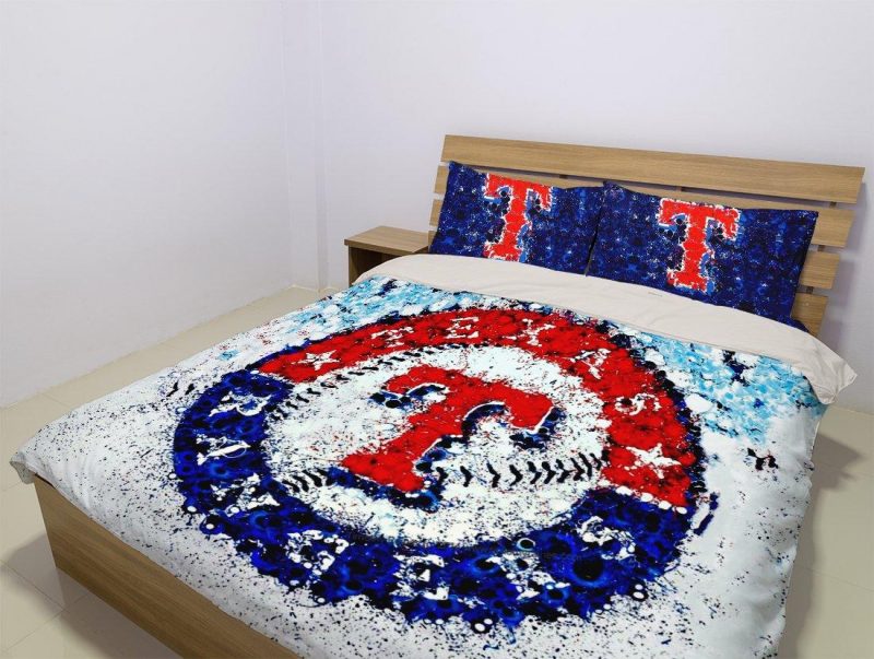 Texas Rangers Duvet Cover and Pillowcase Set Bedding Set 1011 Texas Rangers Duvet Cover and Pillowcase Set Bedding Set 1011