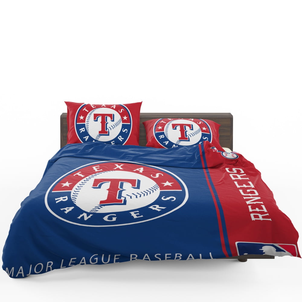 Texas Rangers MLB Baseball American League Bedding Set Texas Rangers MLB Baseball American League Bedding Set