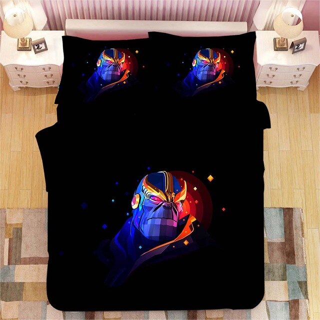 Thanos Avengers 2211 Duvet Cover and Pillowcase Set Bedding Set Thanos Avengers 2211 Duvet Cover and Pillowcase Set Bedding Set
