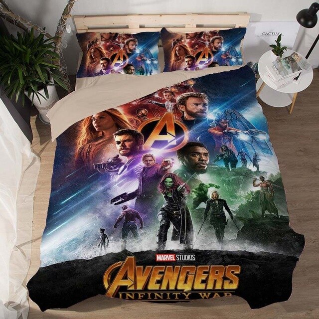 The Avengers 2213 Duvet Cover and Pillowcase Set Bedding Set The Avengers 2213 Duvet Cover and Pillowcase Set Bedding Set