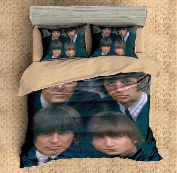 The Beatles Duvet Cover and Pillowcase Set Bedding Set 631 The Beatles Duvet Cover and Pillowcase Set Bedding Set 631