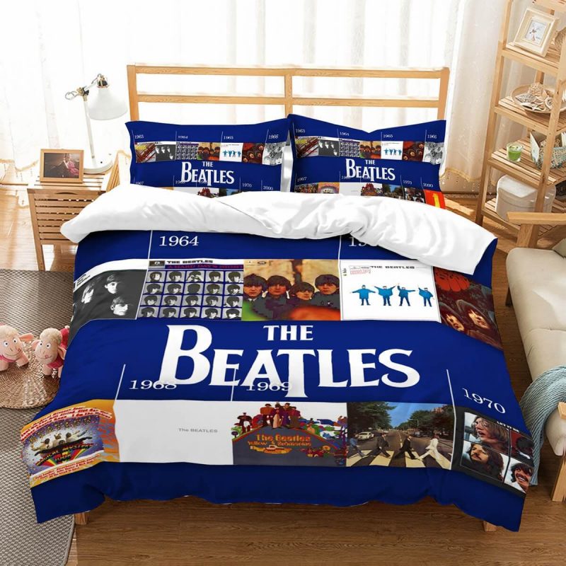 The Beatles Duvet Cover and Pillowcase Set Bedding Set 668 The Beatles Duvet Cover and Pillowcase Set Bedding Set 668